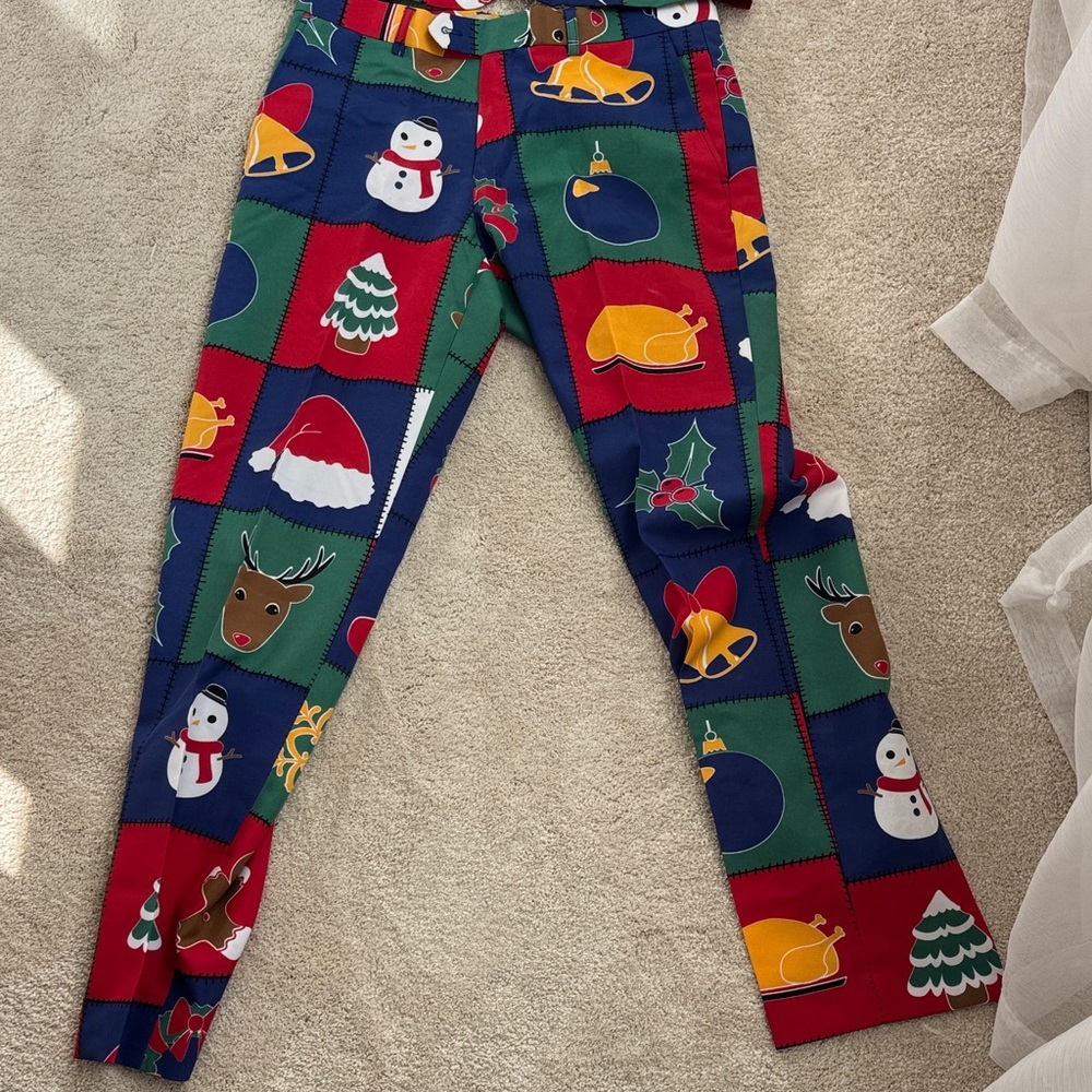 OppoSuits Multicolor Patchwork Blazer - image 2